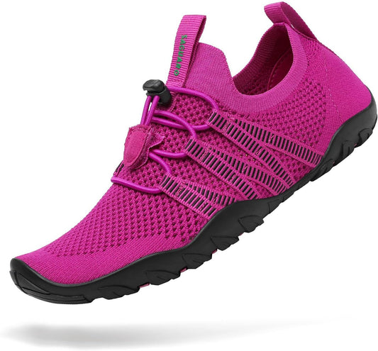 Womens Water Shoes Barefoot Aqua Shoes Quick Dry Beach Swim Shoe for Diving Kayaking Surfing Water Sports